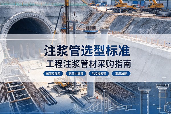 郏县注浆管选型标准