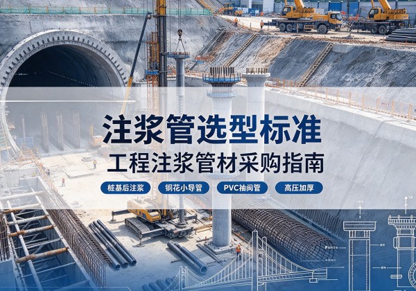 郏县注浆管选型标准